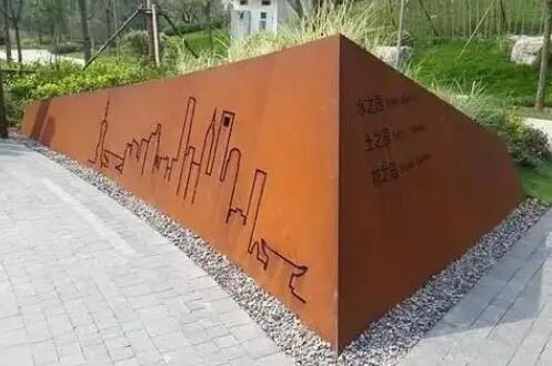佛山耐候钢挡土墙